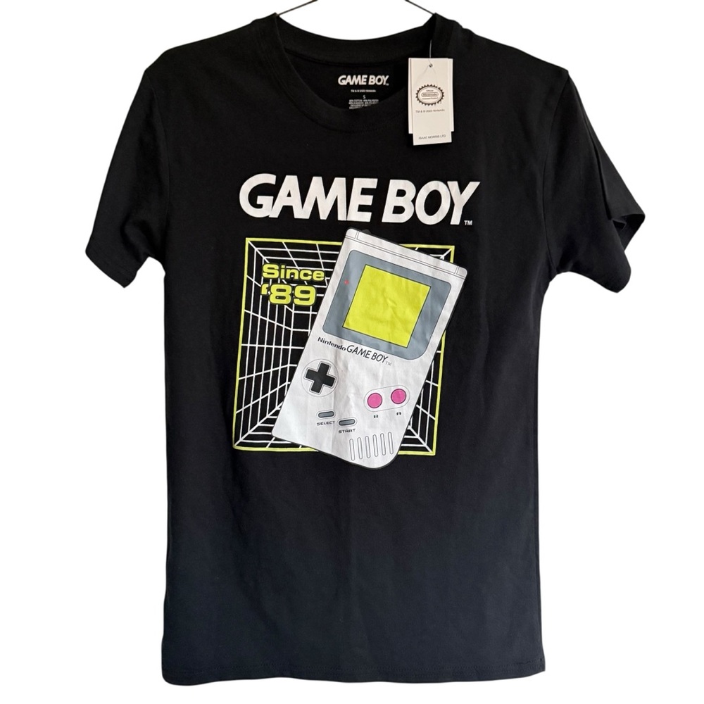 Nintendo Black Game Boy Graphic T-Shirt
